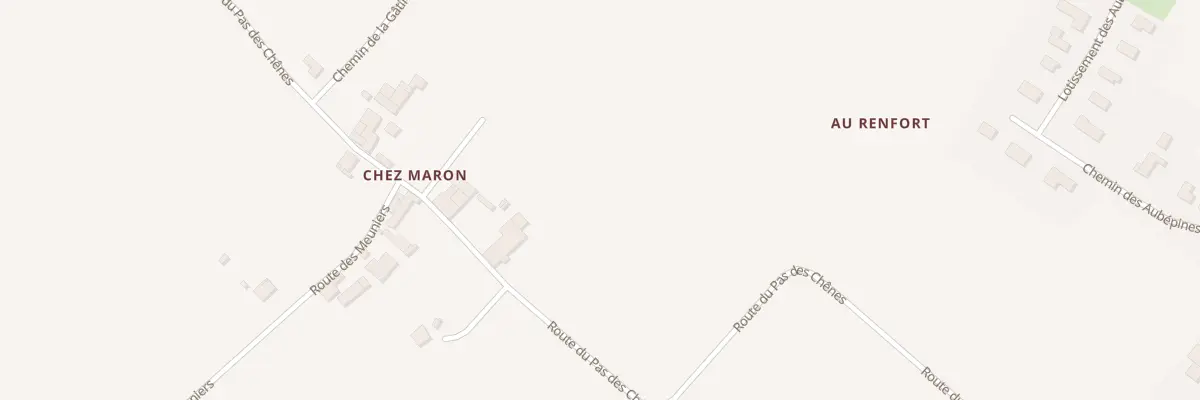 Plan du 8 Rte du Pas des Chenes à Réaux sur Trèfle