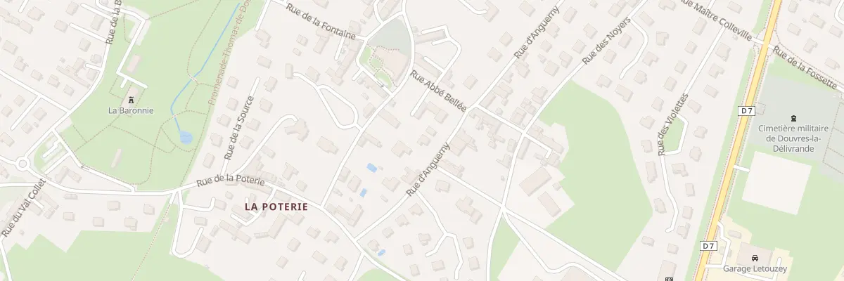 Plan du 56 Rue d’Anguerny à Douvres-la-Délivrande