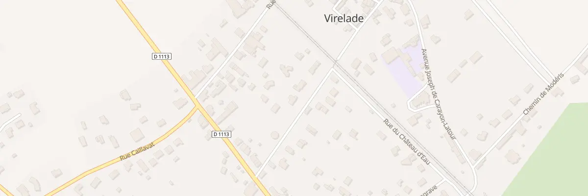 Plan du 3A Rue du Château d’Eau à Virelade