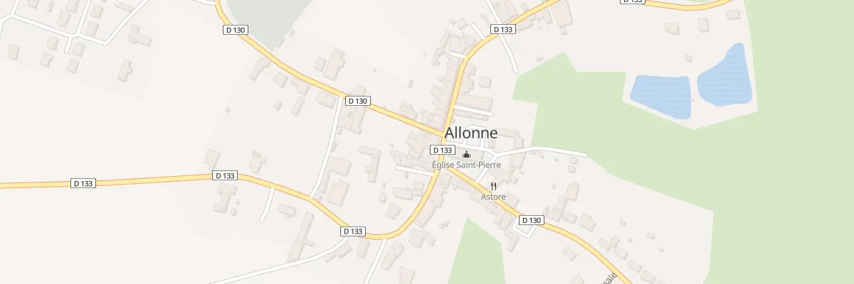 Plan du 1 Rue du Thouet à Allonne