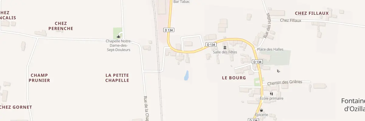 Plan du 17 Rue Saint Laurent à Fontaines-d’Ozillac