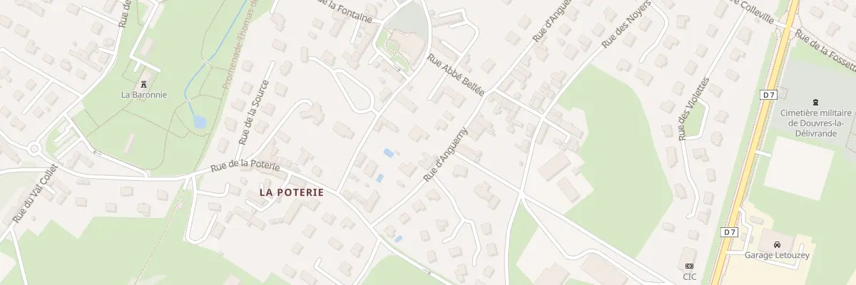 Plan du 58 Rue d’Anguerny à Douvres-la-Délivrande