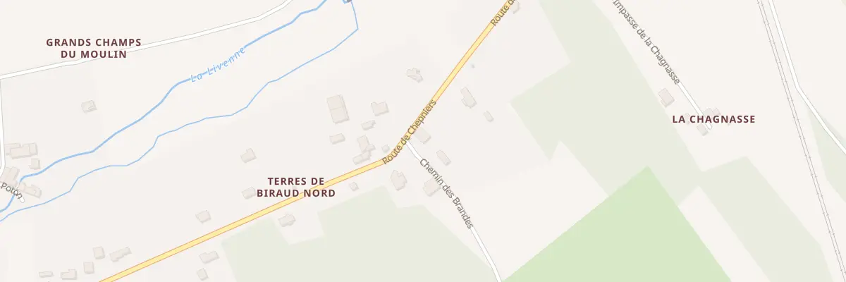 Plan du 1 Che des Brandes à Corignac