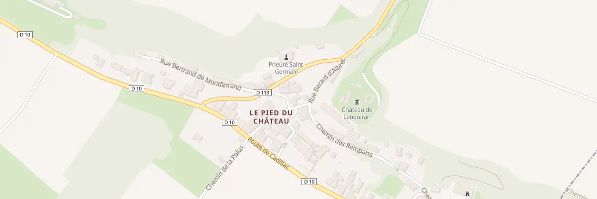 Plan du 5001 Pl Andre Sabouriaut à Langoiran