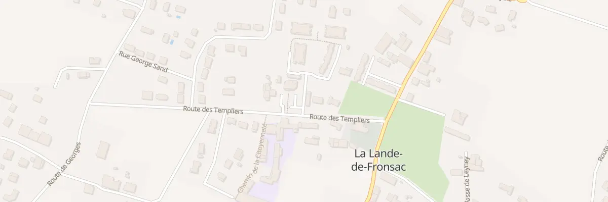 Plan du 140 Rte des Templiers à La Lande-de-Fronsac