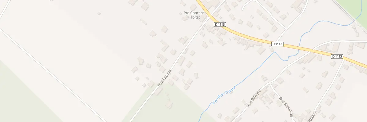 Plan du 9 Rue Lacoye à Virelade