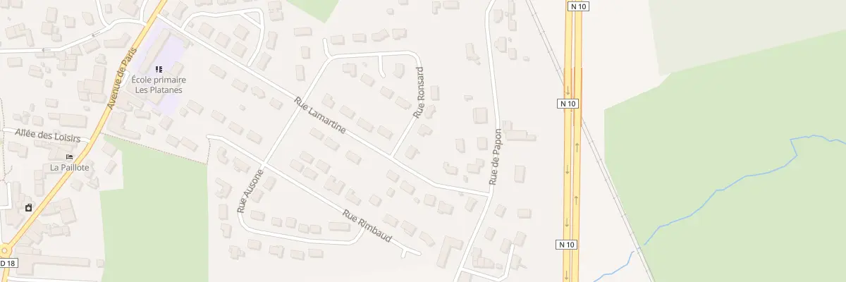 Plan du 249 Rue Ronsard à Cavignac