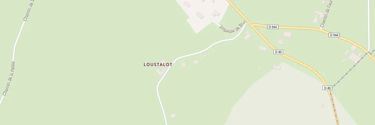 Plan du 219 Che de Pilate à Méracq