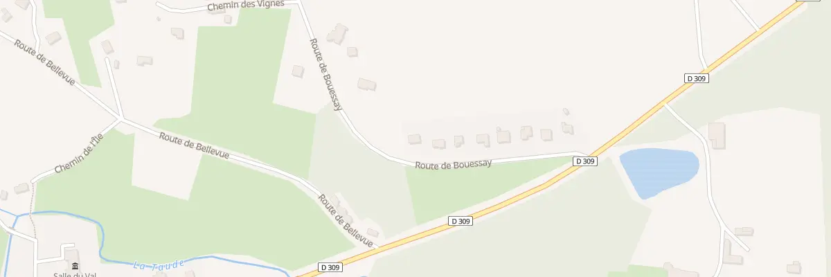 Plan du 15 Rte de Bouessay à Souvigné-sur-Sarthe