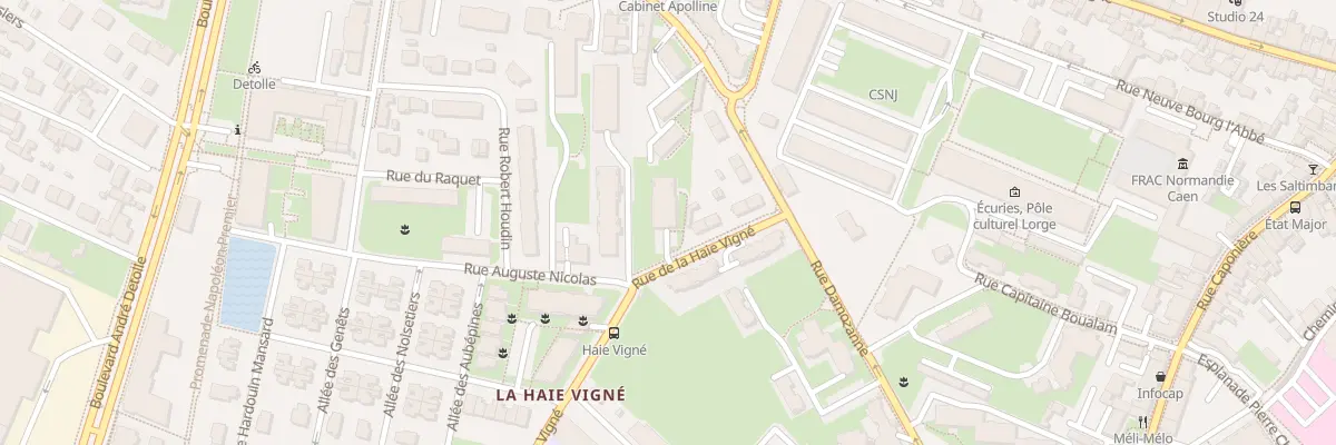 Plan du 6 Rue de la Haie Vigné à Caen