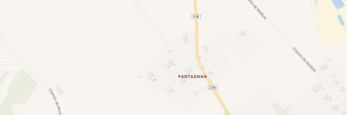 Plan du 8 Che de Pantagnan à Geaune
