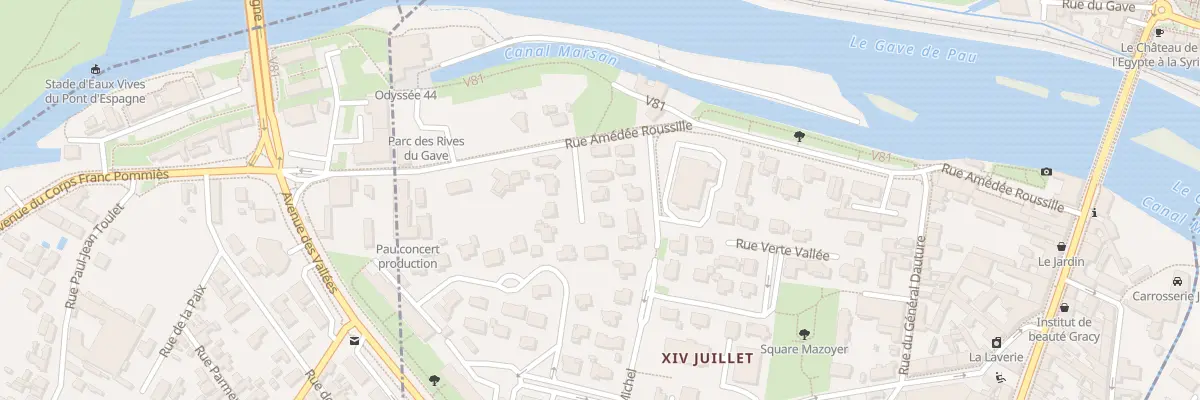 Plan du 6 Imp Le Clos Roussille à Pau