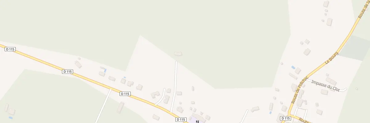 Plan du Nord de Bernic à Cazalis