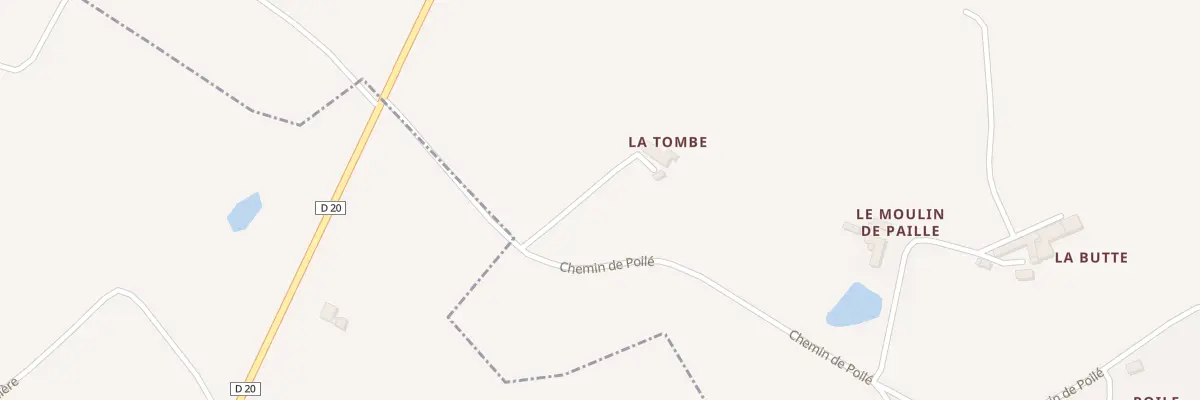 Plan du 157 Che de Poillé à Sainte-Gemmes-le-Robert
