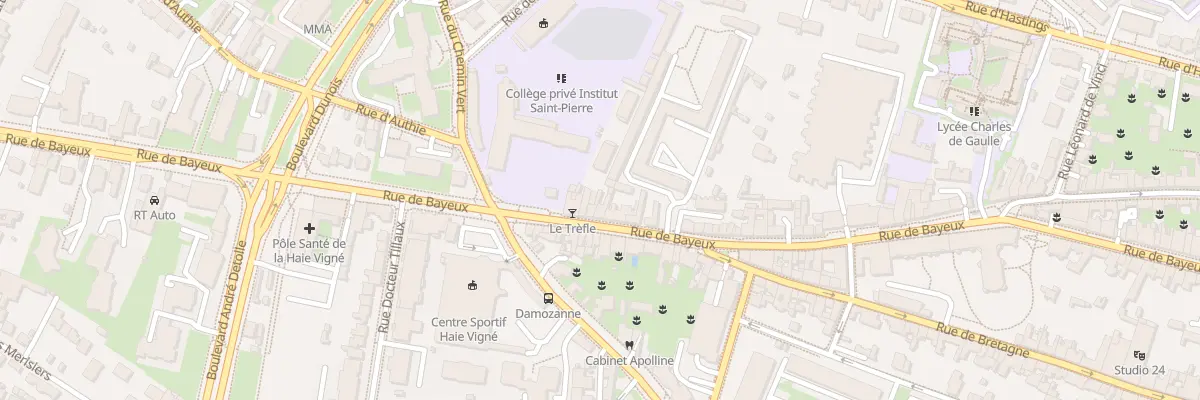 Plan du 140 Rue de Bayeux à Caen