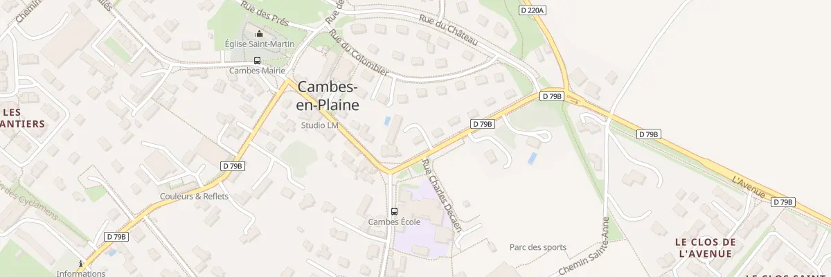 Plan du 1B Rue de la Haie d’Epine à Cambes-en-Plaine