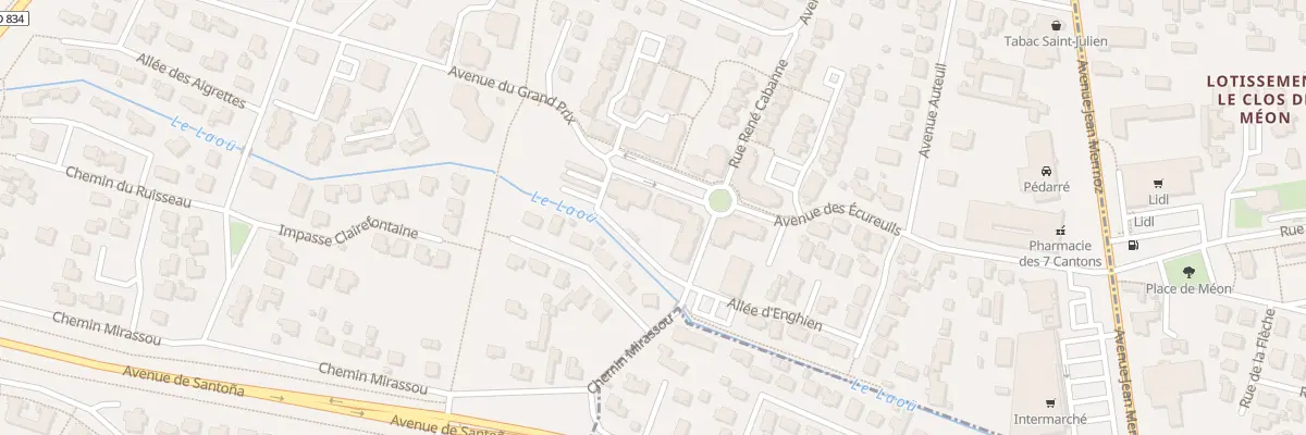 Plan du 1 Rue de Pompadour à Lons