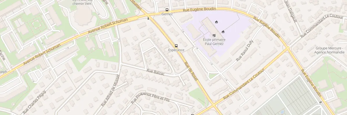 Plan du 6 Rue Théodore de Banville à Caen