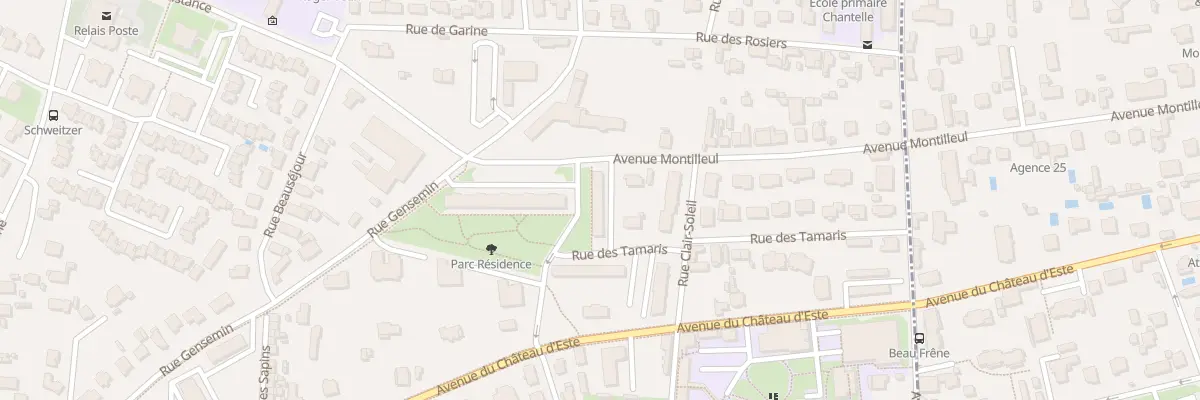 Plan du 9002 Res Parc Res Les Cedres à Billère