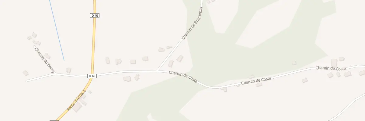 Plan du 40 Che de Bramepas à Viven