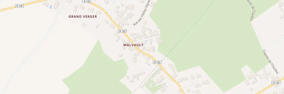 Plan du 4 Rue du Grand Verger Malvault à Cherveux