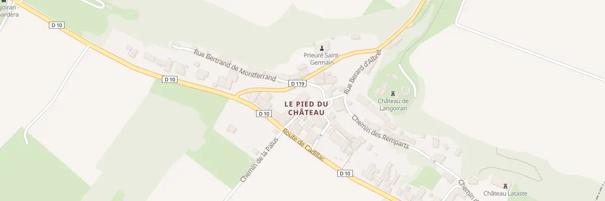 Plan du 10 Rue du Moulin à Eau à Langoiran