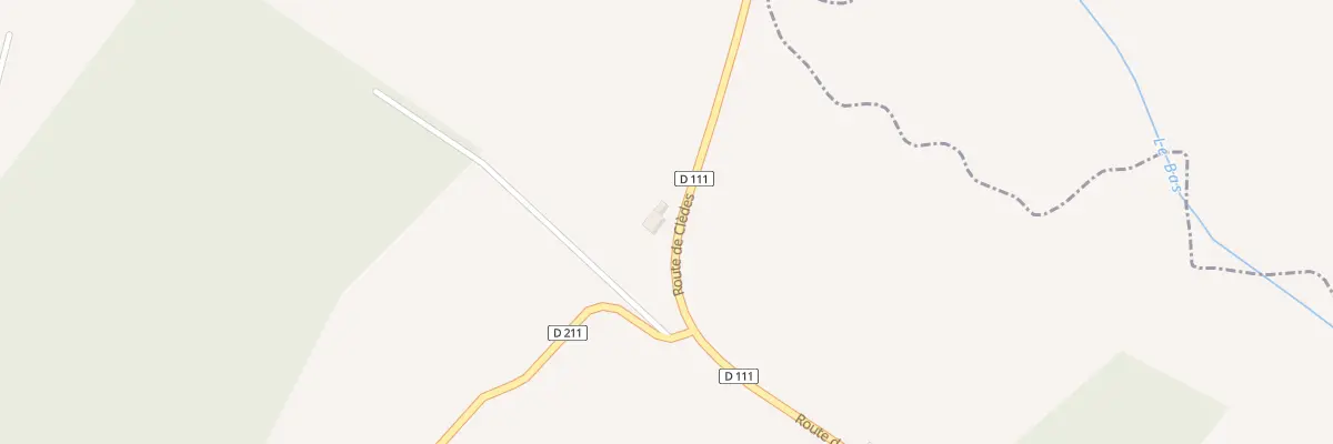 Plan du 254 Rte de Cledes à Payros-Cazautets