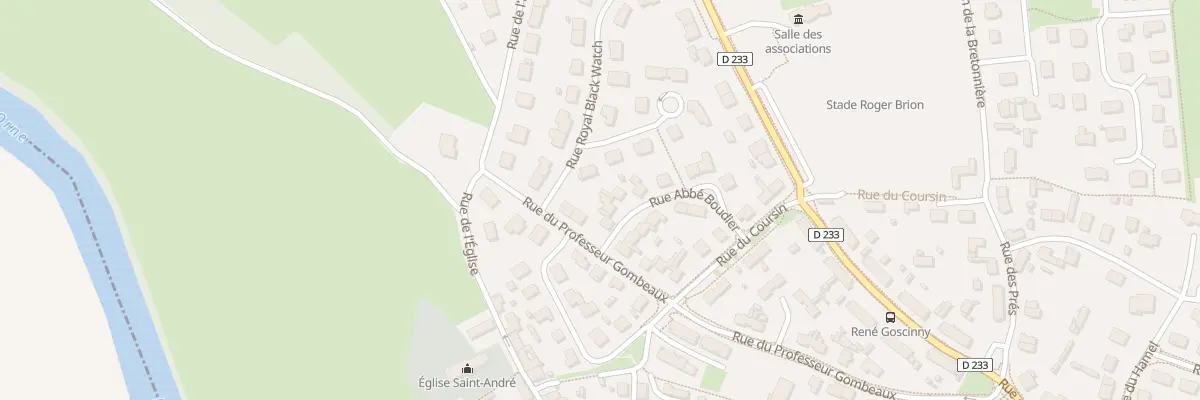 Plan du 16 Rue Abbé Boudier à Saint-André-sur-Orne