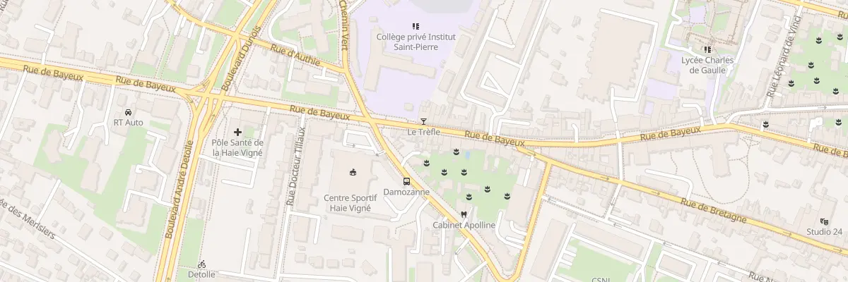 Plan du 119 Rue de Bayeux à Caen