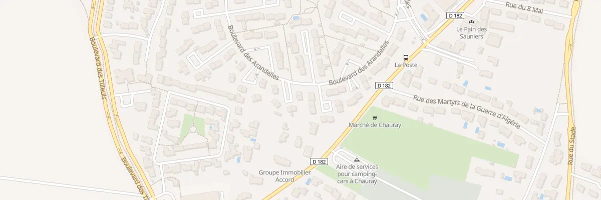 Plan du 45 Bd des Arandelles à Chauray