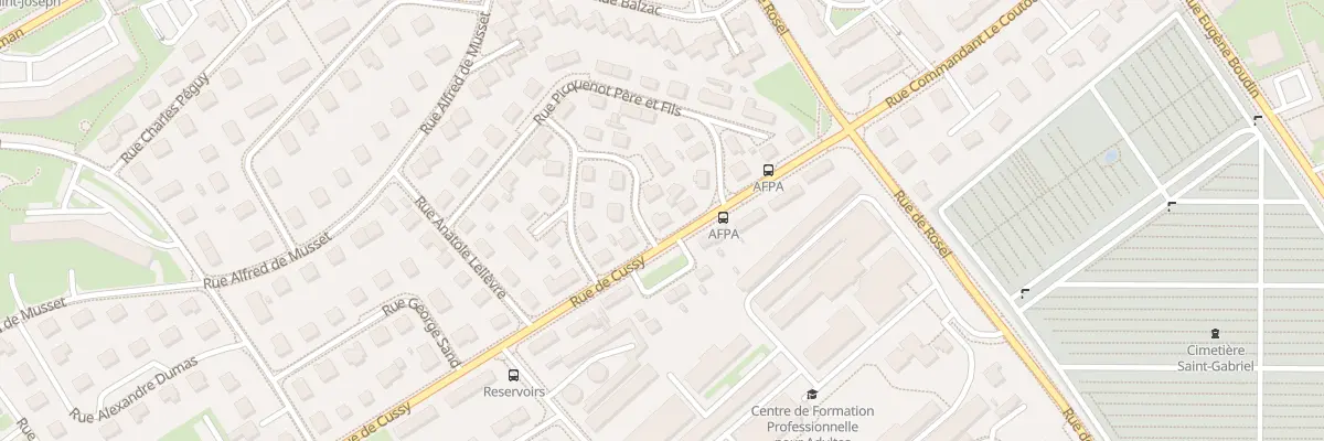 Plan du 47 Rue de Cussy à Caen