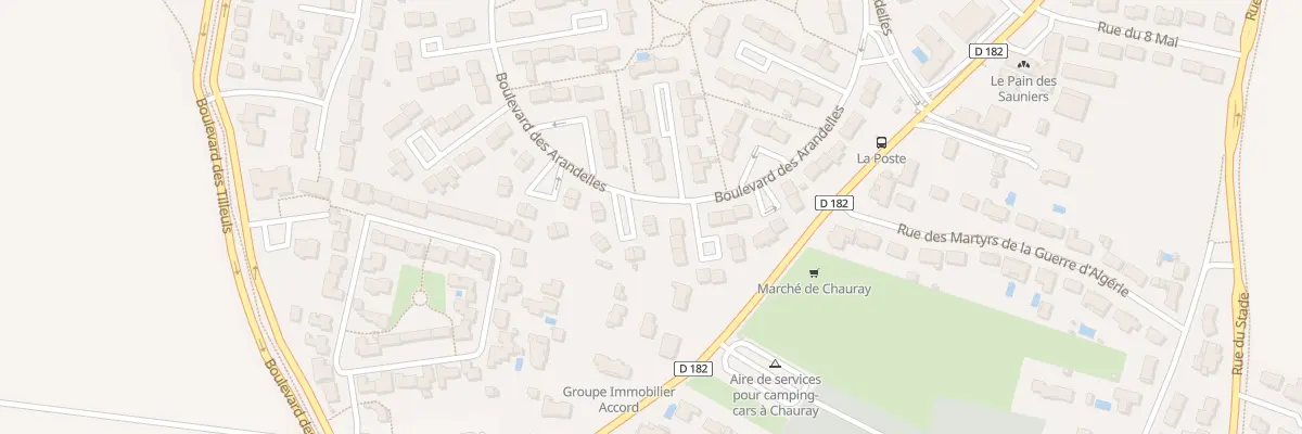 Plan du 43 Bd des Arandelles à Chauray