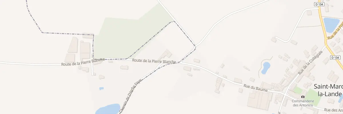 Plan du 3B Pierre Blanche à Cours