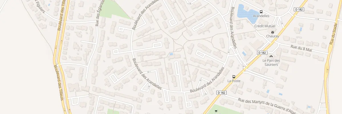 Plan du 50 Bd des Arandelles à Chauray