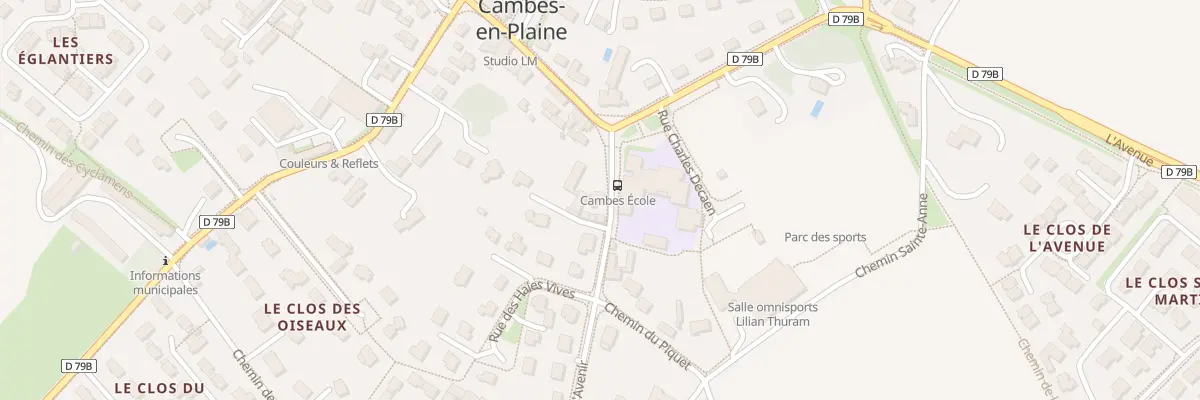 Plan du 4 Rue de l’Avenir à Cambes-en-Plaine
