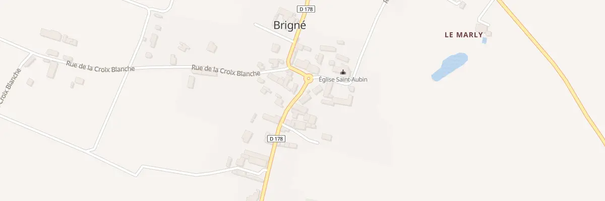 Plan du 1B Rue saint aubin à Doué-en-Anjou