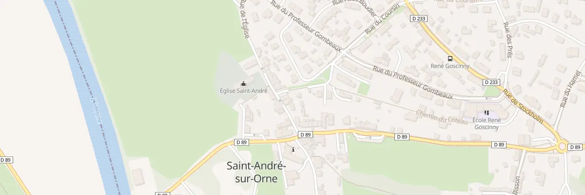 Plan de Ven de l’Église à Saint-André-sur-Orne