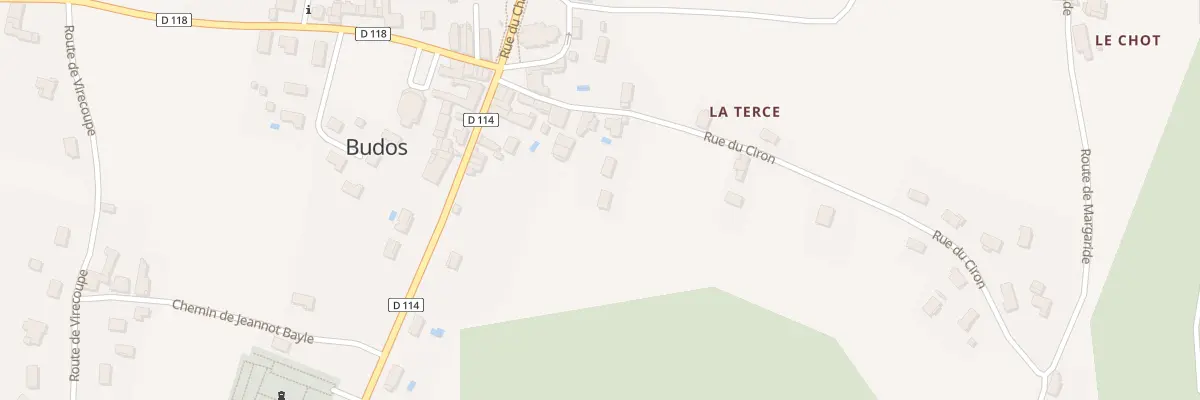 Plan du 126 Rue du Ciron à Budos