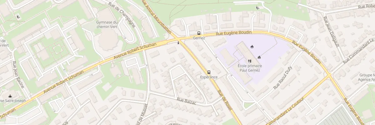 Plan du 16 Rue Théodore de Banville à Caen