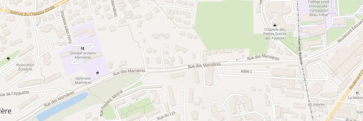 Plan du 24 Rue des Marnières à Billère