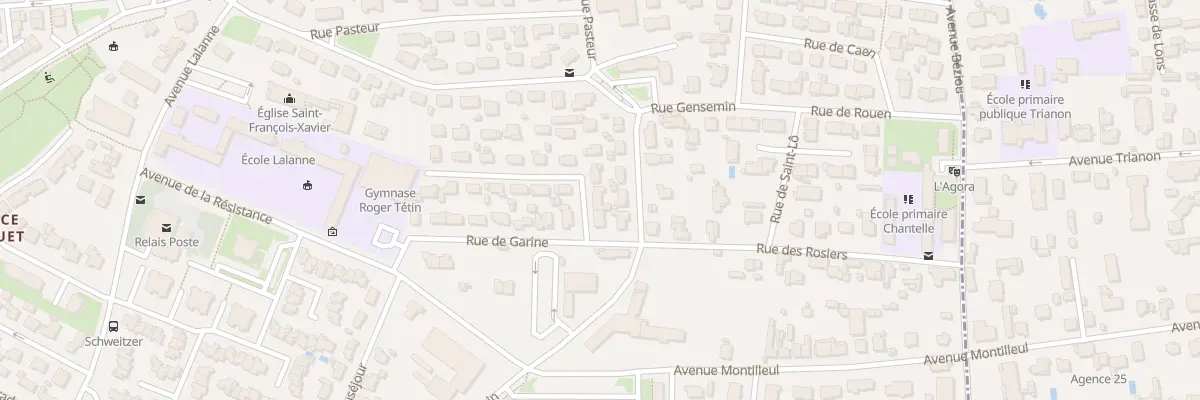 Plan du 6 Rue Pierre Laplante à Billère