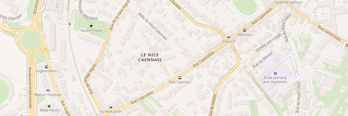 Plan du 48 All du Nice Caennais à Caen