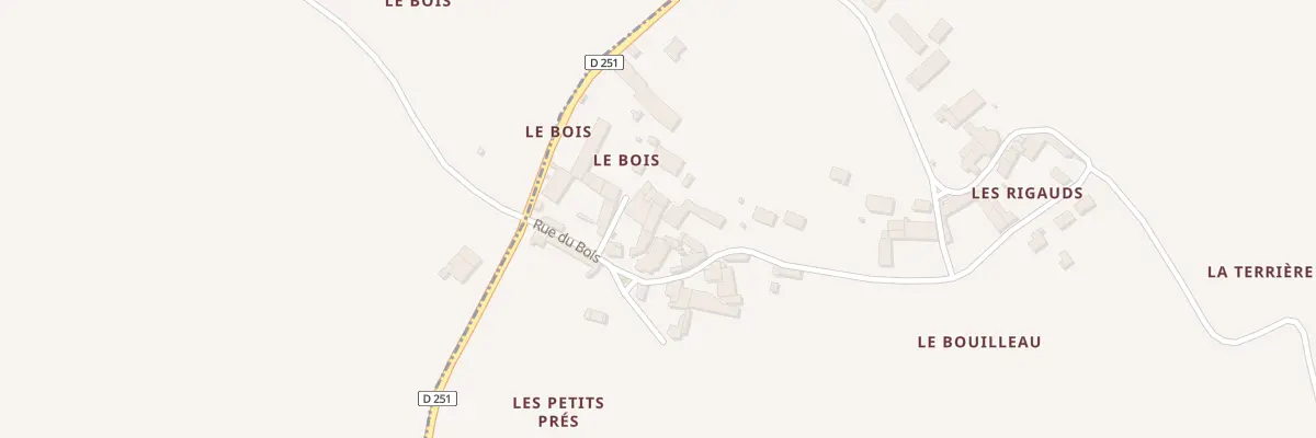 Plan du 5 Rue du Bois à Saint-Martial-sur-Né