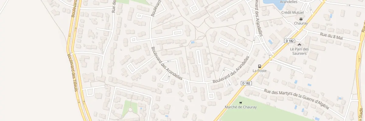 Plan du 64 Bd des Arandelles à Chauray