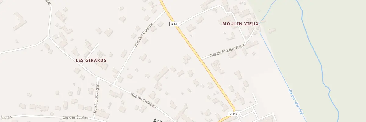 Plan du 17 Rue de Cognac à Ars