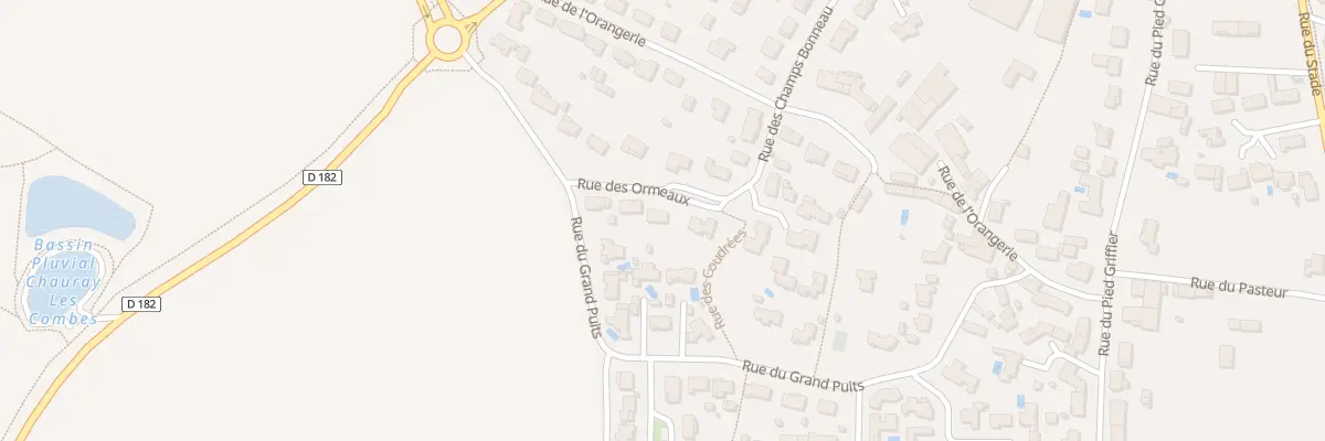 Plan du 18 Rue des Ormeaux à Chauray