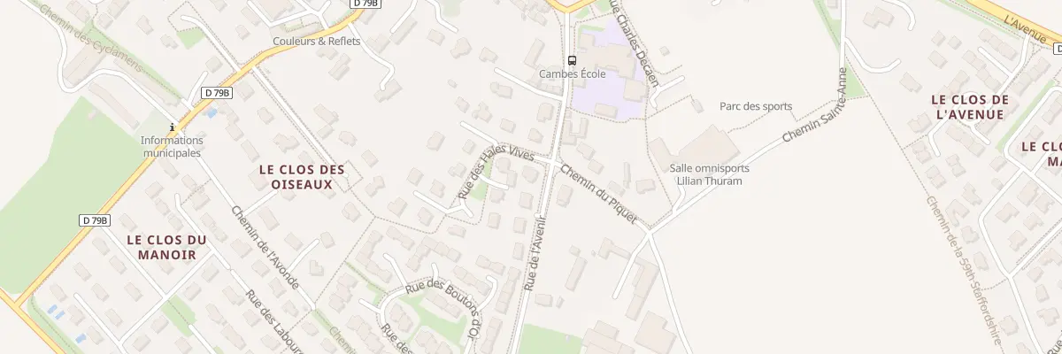 Plan du 16 Rue de l’Avenir à Cambes-en-Plaine