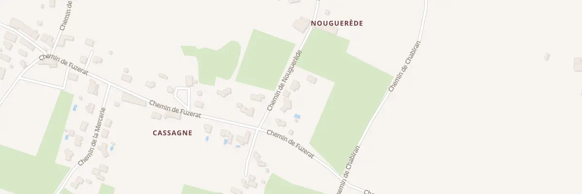 Plan du 39 Che de Nouguerede à Val de Virvée
