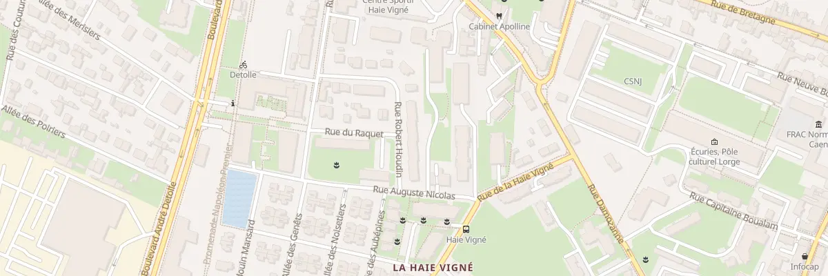 Plan du 6B Rue Robert Houdin à Caen