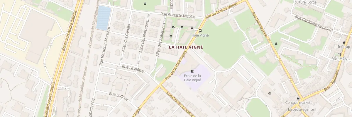 Plan du 1 Rue Guillaume de la Tremblaye à Caen